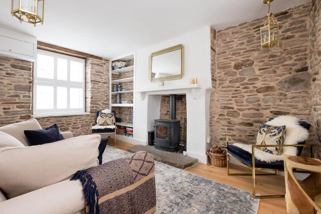 Luxury Cottage Near Hay-On-Wye Llanigon Exterior foto
