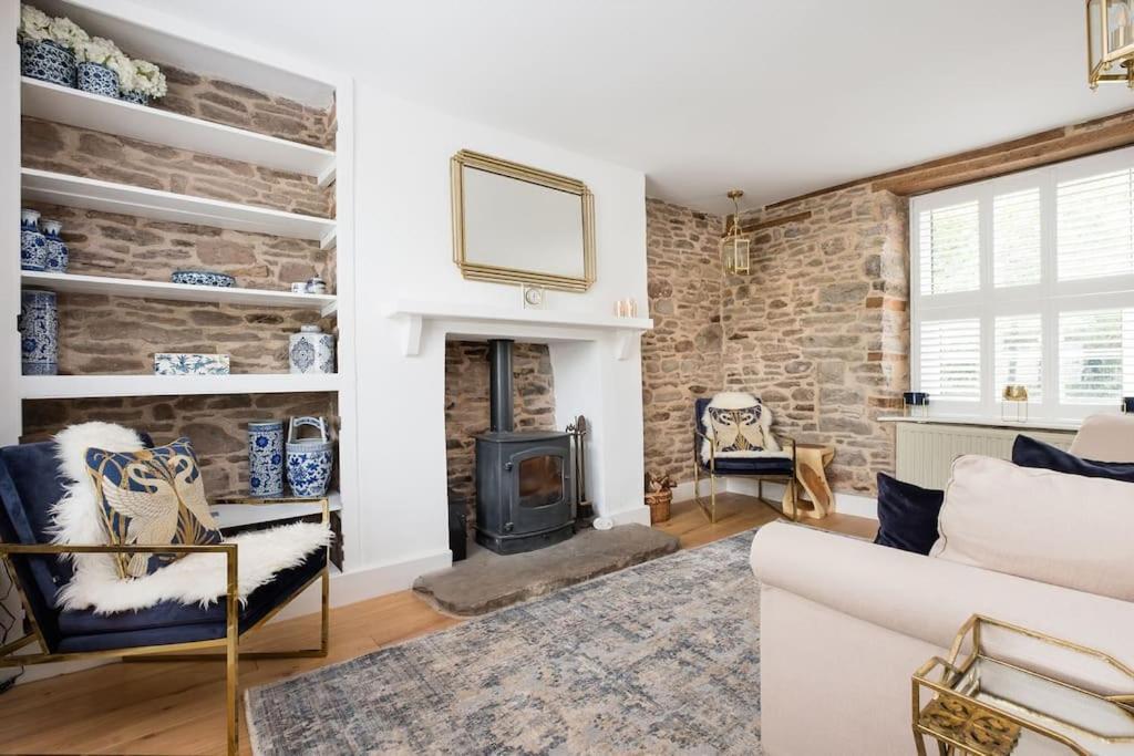Luxury Cottage Near Hay-On-Wye Llanigon Exterior foto