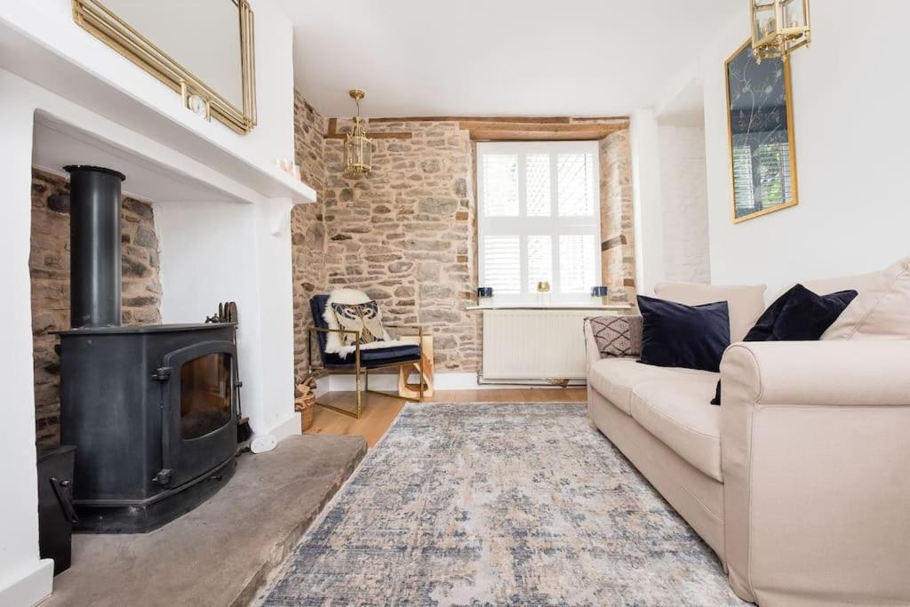 Luxury Cottage Near Hay-On-Wye Llanigon Exterior foto
